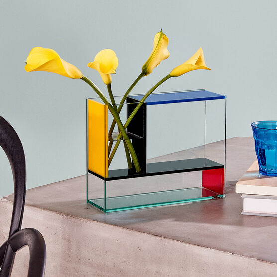 Mondri grid vase